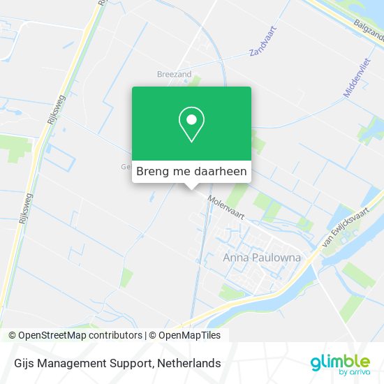 Gijs Management Support kaart