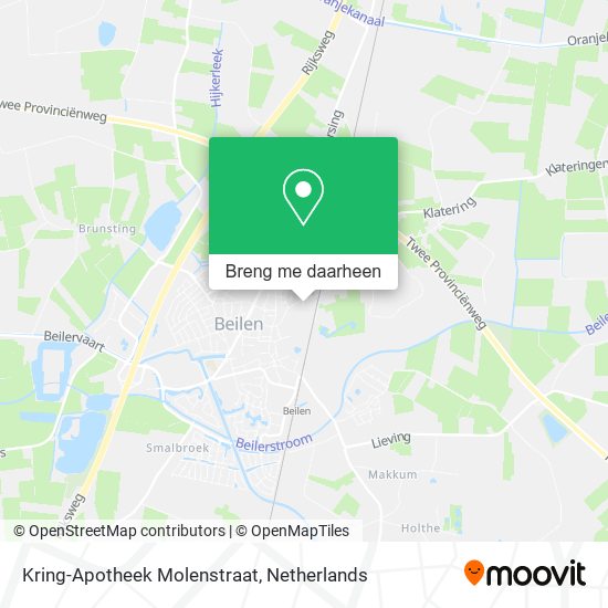 Kring-Apotheek Molenstraat kaart