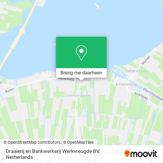 Draaierij en Bankwerkerij Werkvreugde BV kaart