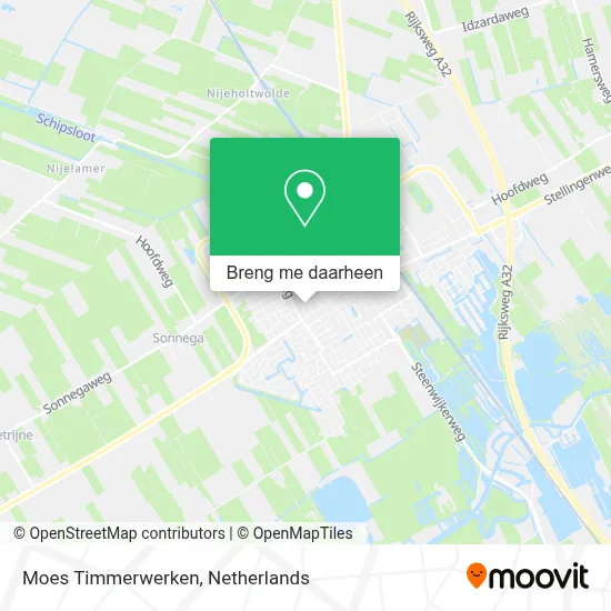 Moes Timmerwerken kaart