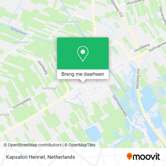 Kapsalon Henriet kaart