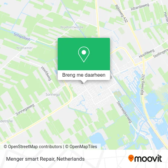 Menger smart Repair kaart