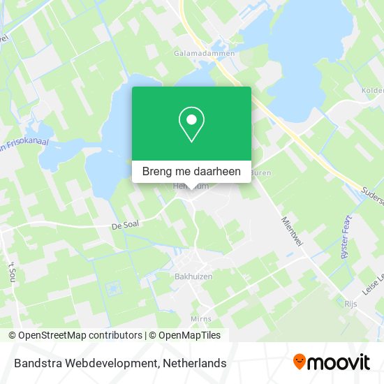 Bandstra Webdevelopment kaart