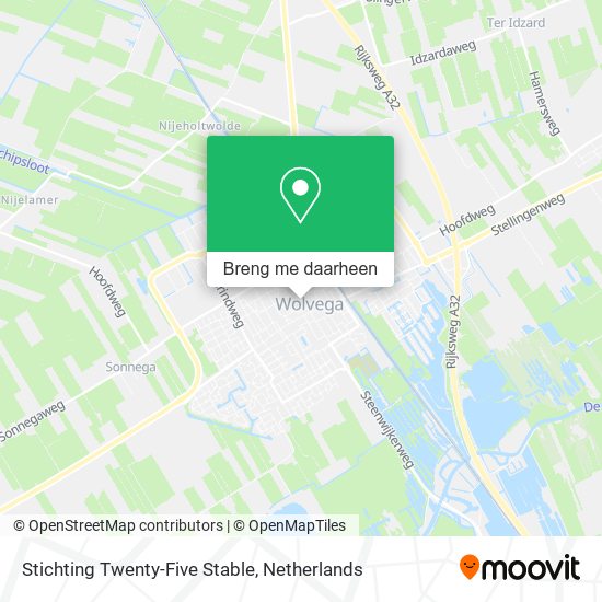 Stichting Twenty-Five Stable kaart