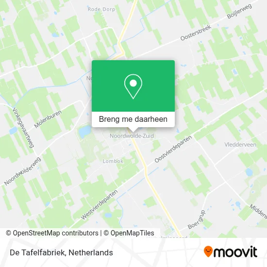 De Tafelfabriek kaart