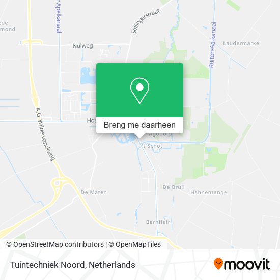 Tuintechniek Noord kaart