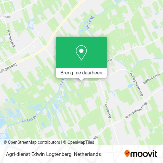 Agri-dienst Edwin Logtenberg kaart