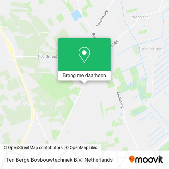 Ten Berge Bosbouwtechniek B.V. kaart