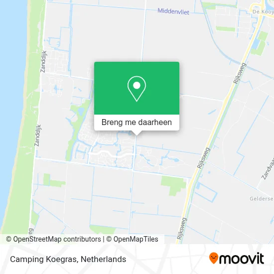 Camping Koegras kaart