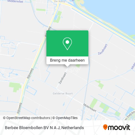 Berbée Bloembollen BV N A J kaart
