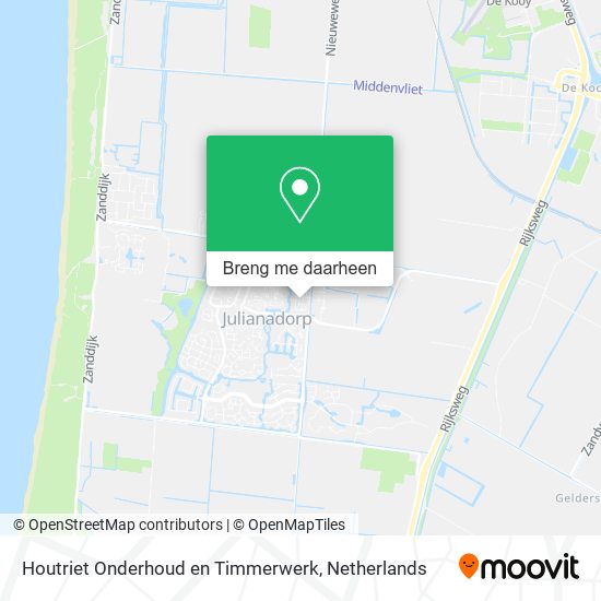 Houtriet Onderhoud en Timmerwerk kaart