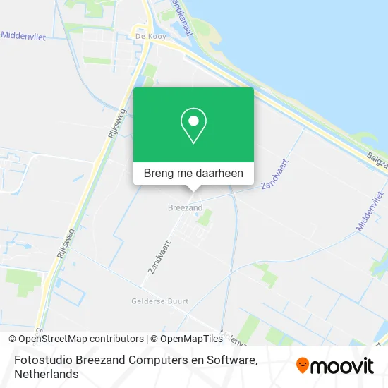 Fotostudio Breezand Computers en Software kaart
