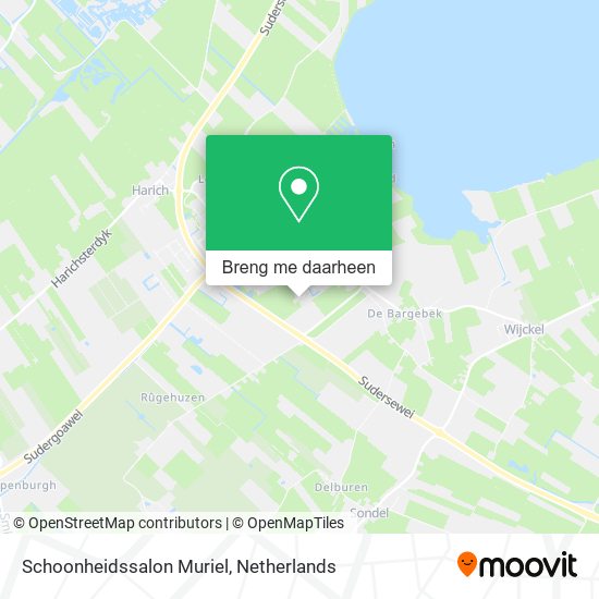Schoonheidssalon Muriel kaart