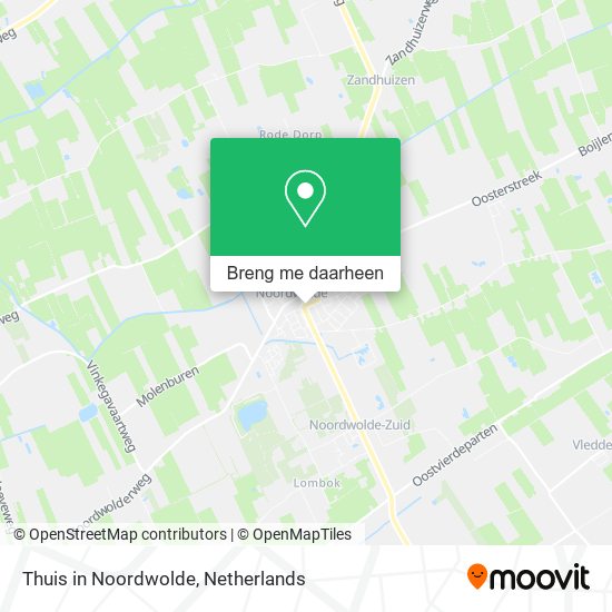 Thuis in Noordwolde kaart