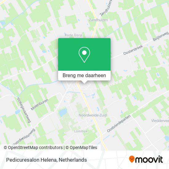 Pedicuresalon Helena kaart