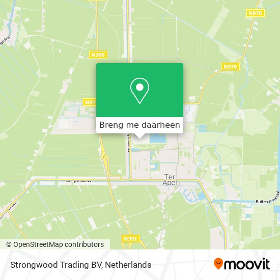 Strongwood Trading BV kaart