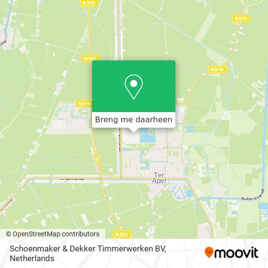 Schoenmaker & Dekker Timmerwerken BV kaart