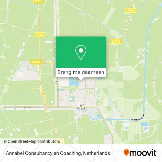 Annabel Consultancy en Coaching kaart