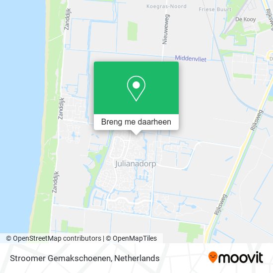 Stroomer Gemakschoenen kaart