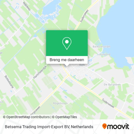 Betsema Trading Import-Export BV kaart