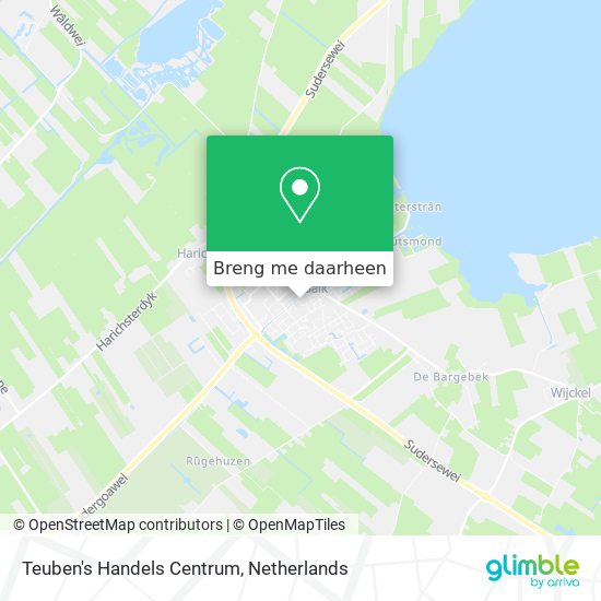 Teuben's Handels Centrum kaart