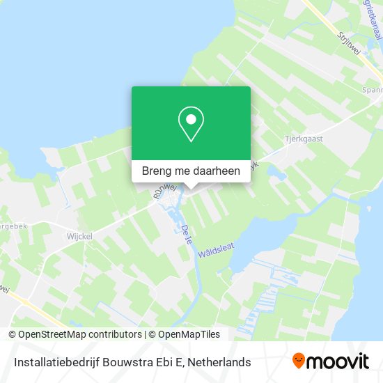 Installatiebedrijf Bouwstra Ebi E kaart