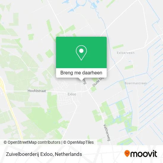 Zuivelboerderij Exloo kaart
