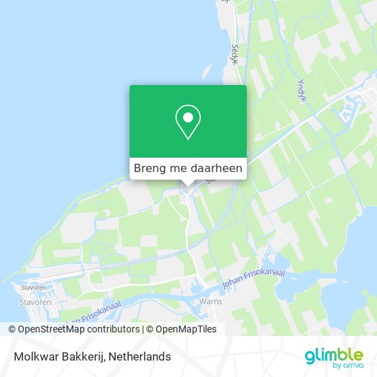 Molkwar Bakkerij kaart