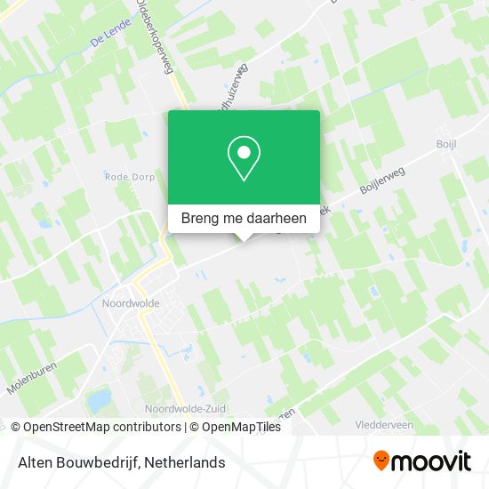 Alten Bouwbedrijf kaart