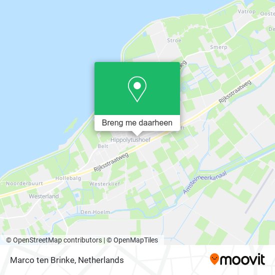 Marco ten Brinke kaart