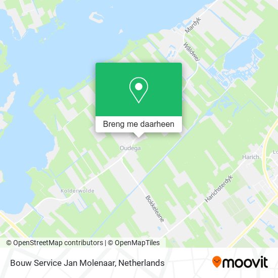 Bouw Service Jan Molenaar kaart