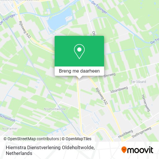 Hiemstra Dienstverlening Oldeholtwolde kaart