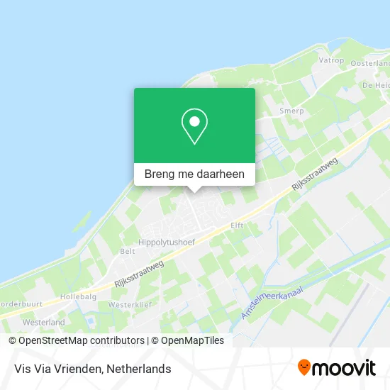 Vis Via Vrienden kaart