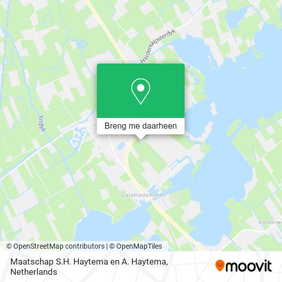 Maatschap S.H. Haytema en A. Haytema kaart