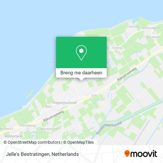 Jelle's Bestratingen kaart