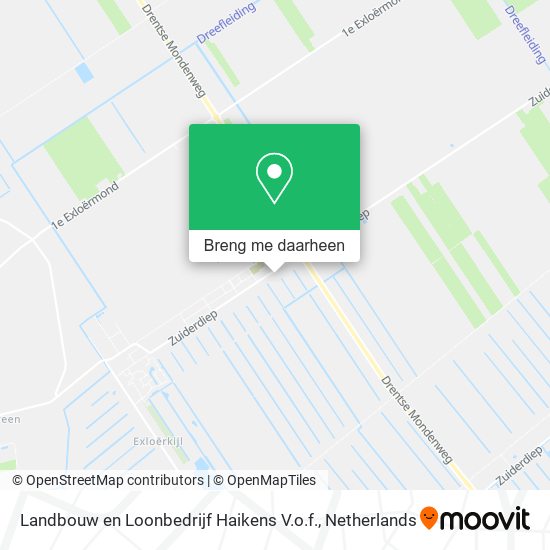 Landbouw en Loonbedrijf Haikens V.o.f. kaart