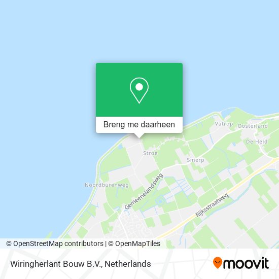 Wiringherlant Bouw B.V. kaart