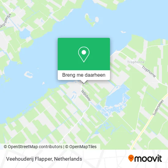 Veehouderij Flapper kaart