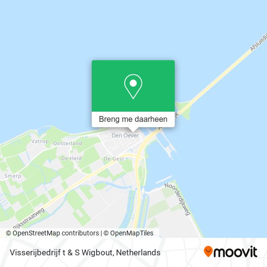 Visserijbedrijf t & S Wigbout kaart