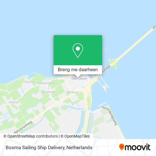 Bosma Sailing Ship Delivery kaart