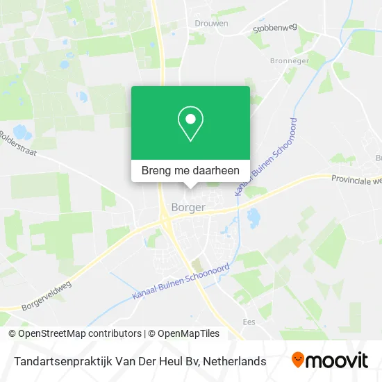 Tandartsenpraktijk Van Der Heul Bv kaart