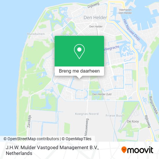 J.H.W. Mulder Vastgoed Management B.V. kaart
