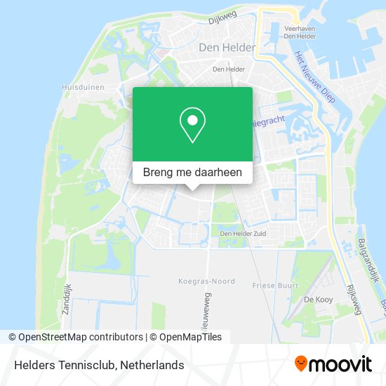 Helders Tennisclub kaart
