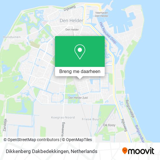 Dikkenberg Dakbedekkingen kaart