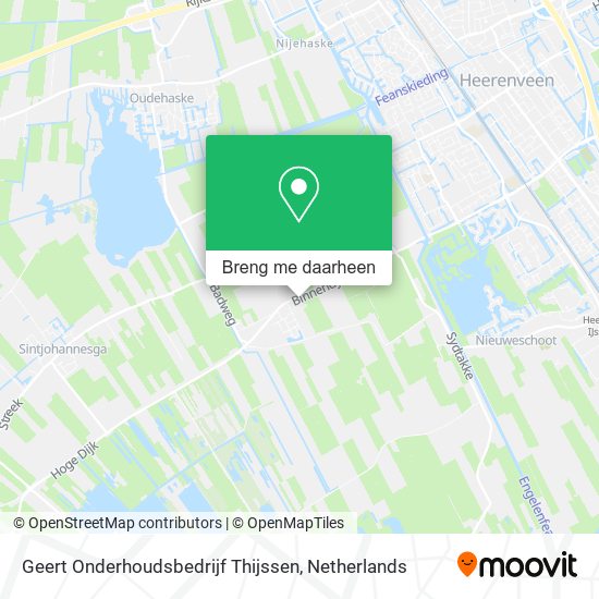 Geert Onderhoudsbedrijf Thijssen kaart