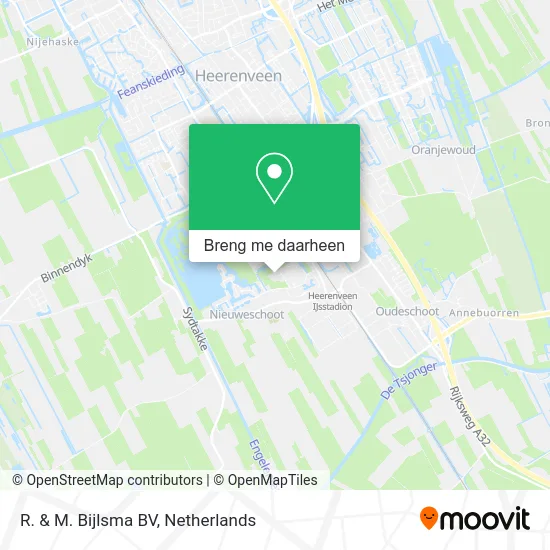 R. & M. Bijlsma BV kaart