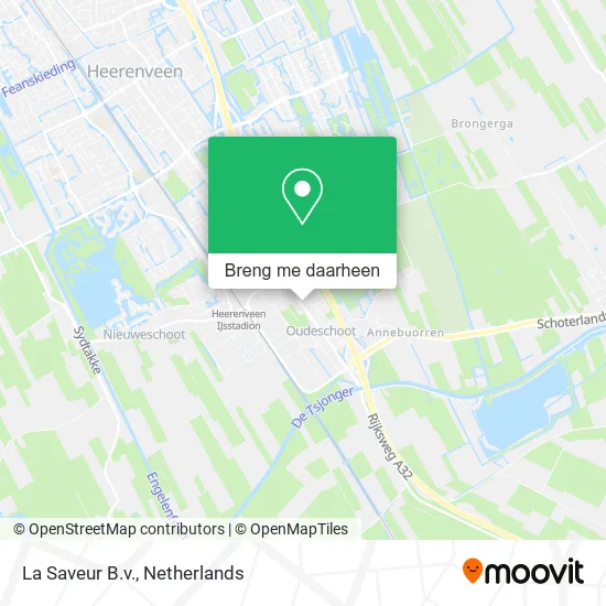 La Saveur B.v. kaart