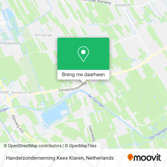 Handelsonderneming Kees Klaren kaart