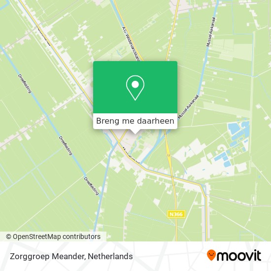 Zorggroep Meander kaart