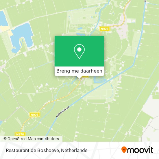 Restaurant de Boshoeve kaart